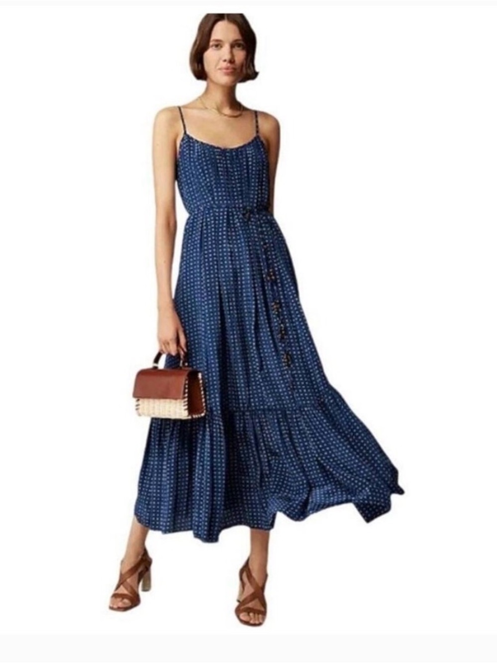 J.Crew Caspia Crepe de Chine dress size XS